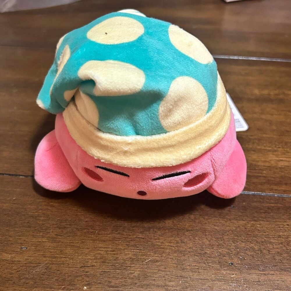 Tomy Kirby Junior Club Mocchi-Mocchi Plush 6” Bedtime - Picture 2 of 5